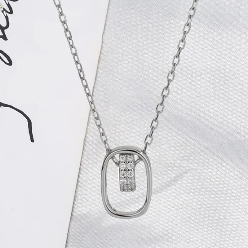 Good Quality S925 Silver Necklaces Women's-1
