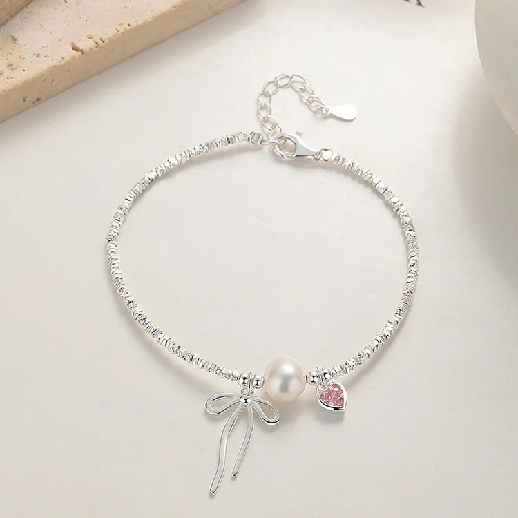 Good Quality S925 Silver Bracelets Women's-3