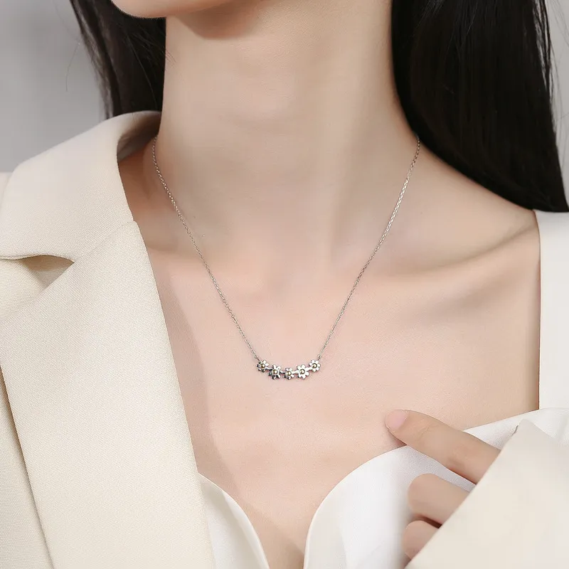 Good Quality S925 Silver Necklaces Women's-2