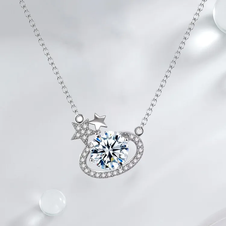 Good Quality S925 Silver Necklaces Women's-1