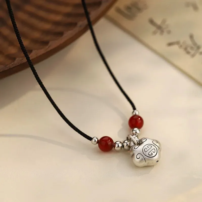 Good Quality S999 Fine Silver Necklaces Women's-3