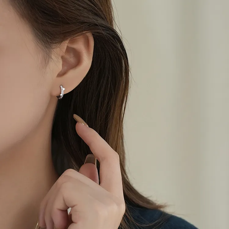 Good Quality S925 Silver Earrings Women's-4