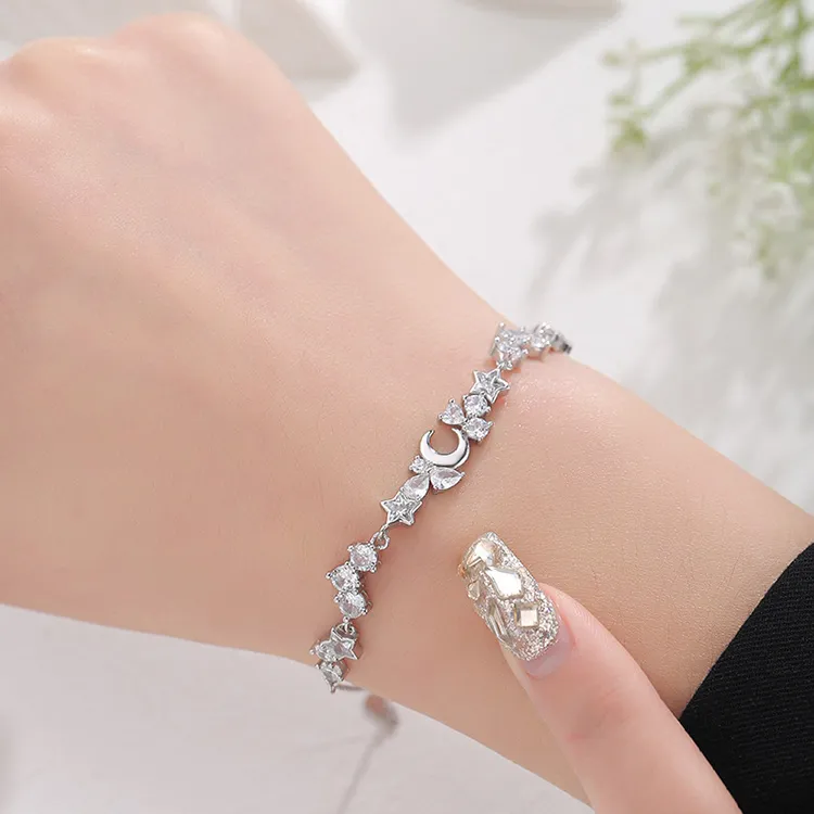 Good Quality S999 Fine Silver Bracelets Women's-4