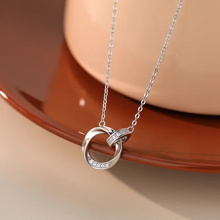Good Quality S999 Fine Silver Necklaces Women's-3