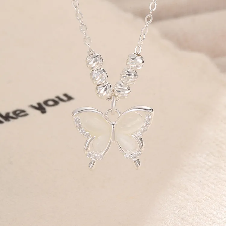 Good Quality S925 Silver Necklaces Women's-4