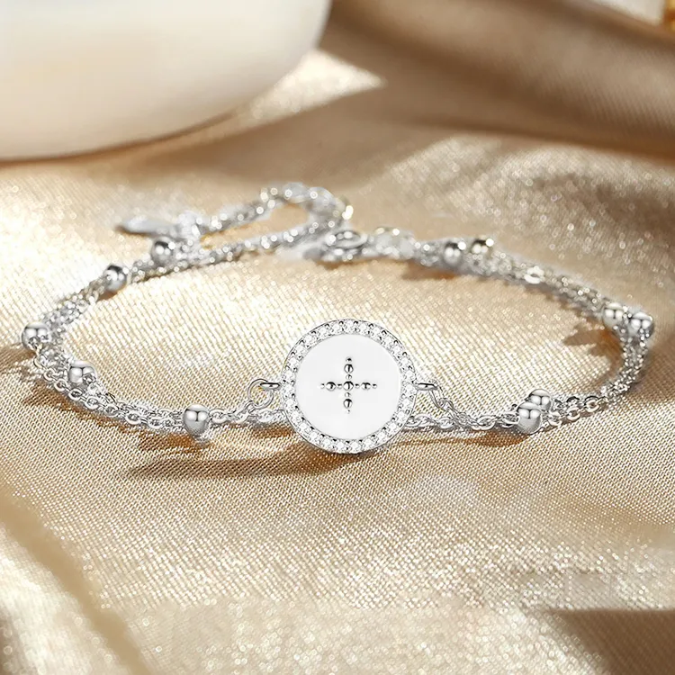 Good Quality S925 Silver Bracelets Women's-2