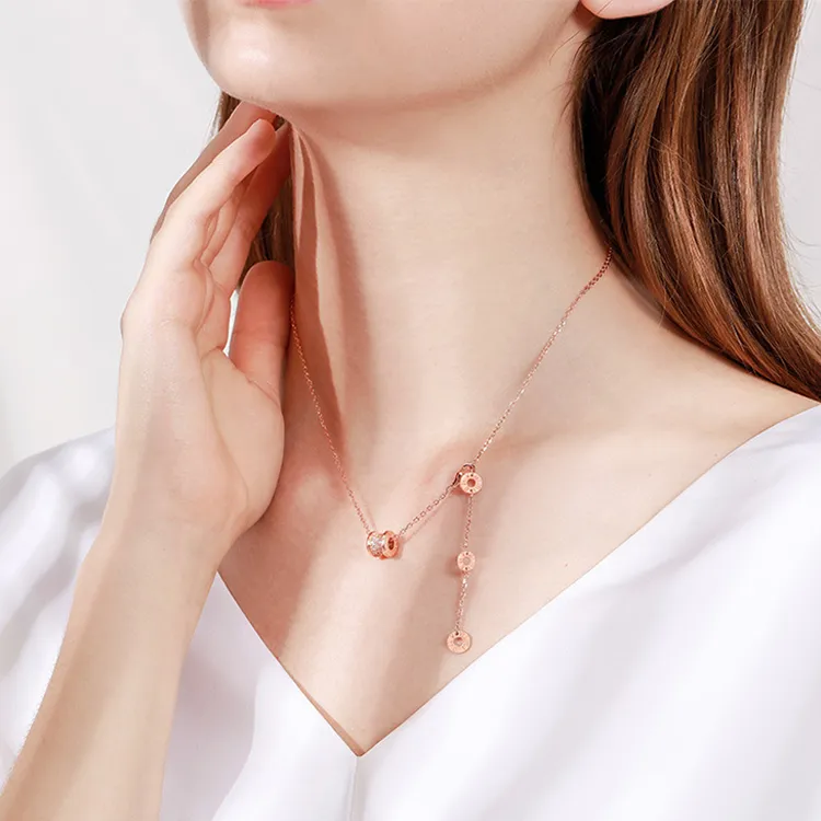 Good Quality S925 Silver Necklaces Women's-3