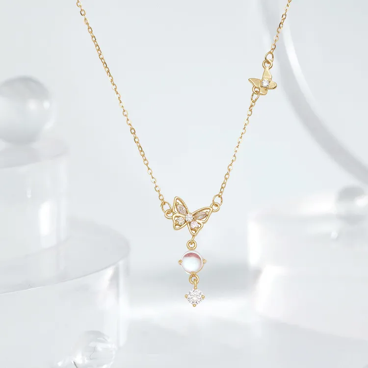 Good Quality S925 Silver Necklaces Women's-2