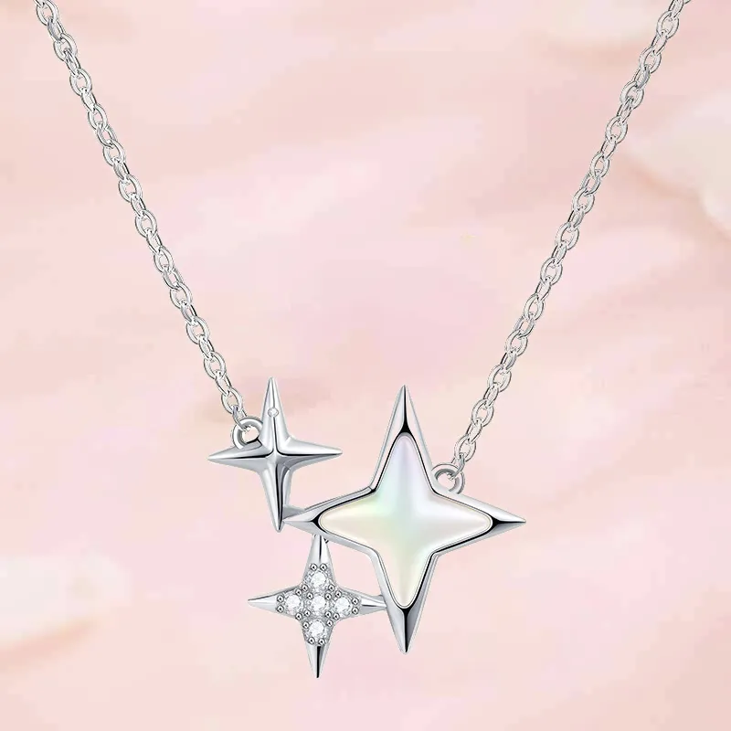 Good Quality S925 Silver Necklaces Women's-2
