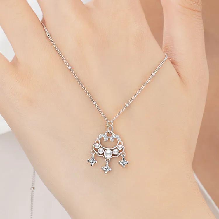 Good Quality S925 Silver Necklaces Women's-1