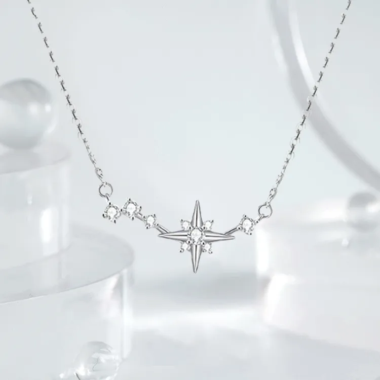 Good Quality S925 Silver Necklaces Women's-3