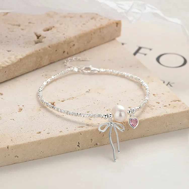 Good Quality S925 Silver Bracelets Women's-1