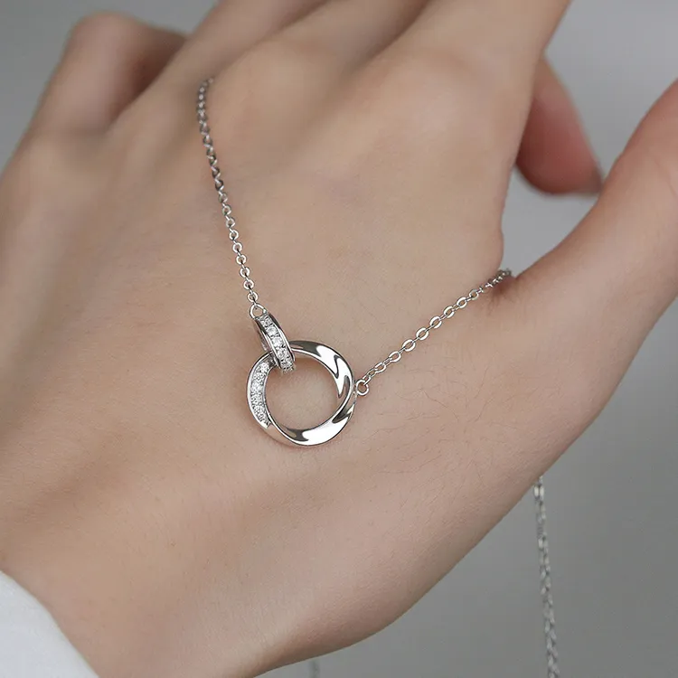 Good Quality S999 Fine Silver Necklaces Women's-4