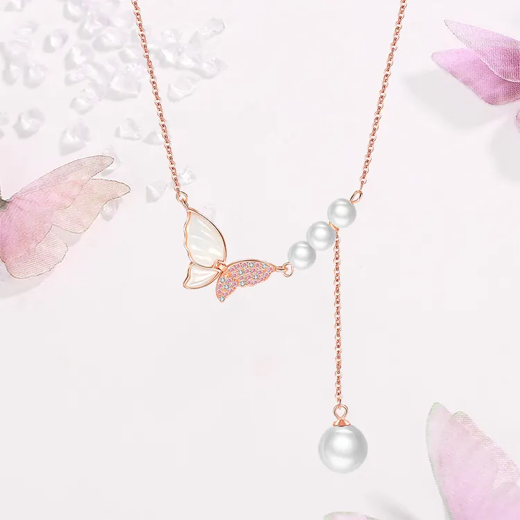 Good Quality S925 Silver Necklaces Women's-5