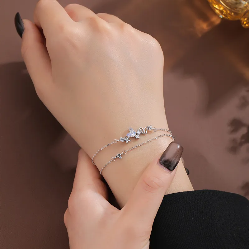 Good Quality S999 Fine Silver Bracelets Women's-3