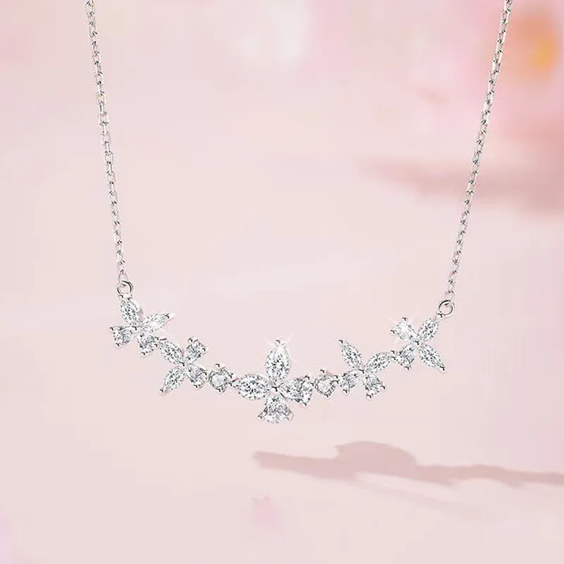Good Quality S925 Silver Necklaces Women's-1