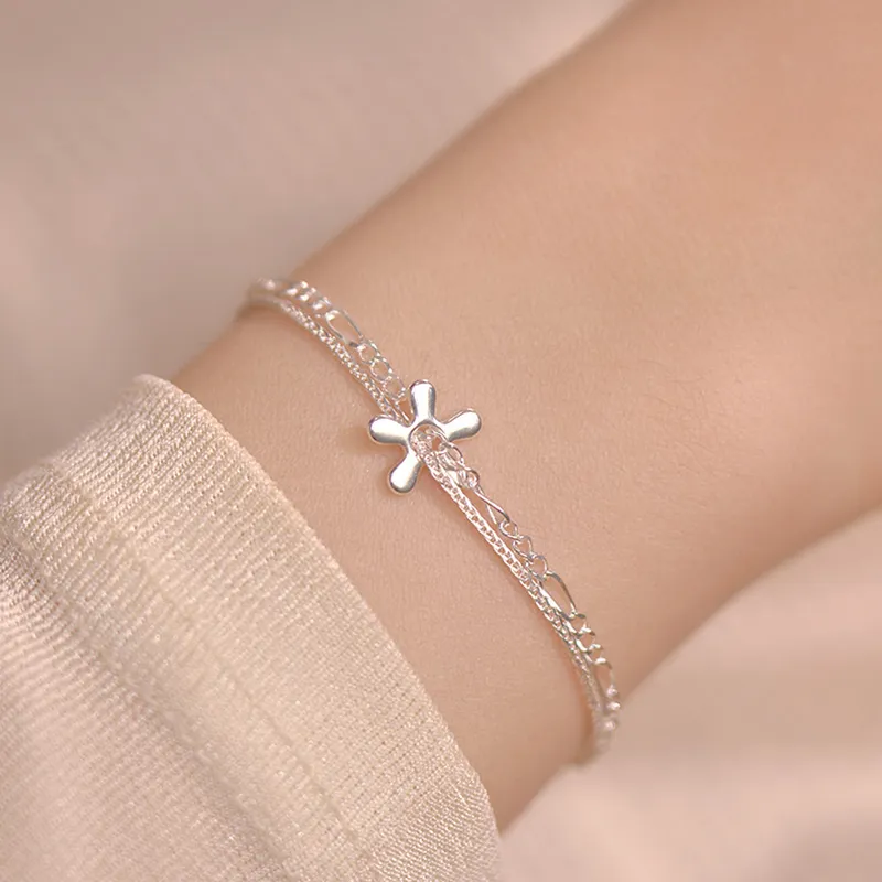 Good Quality S925 Silver Bracelets Women's-2