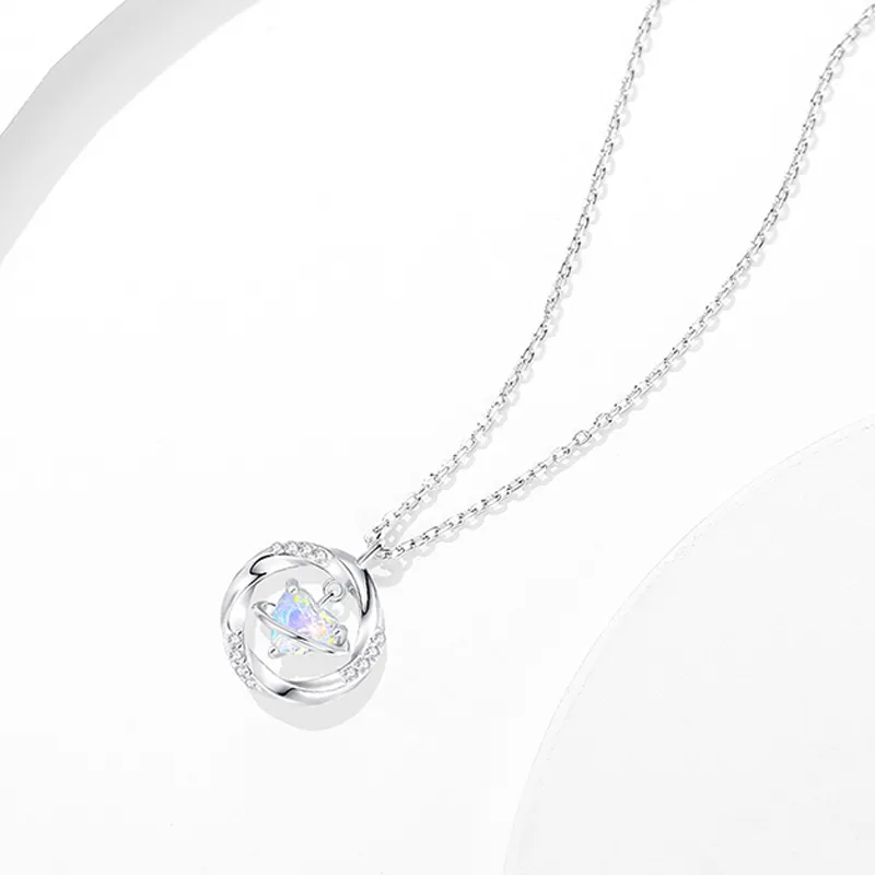 Good Quality S925 Silver Necklaces Women's-3