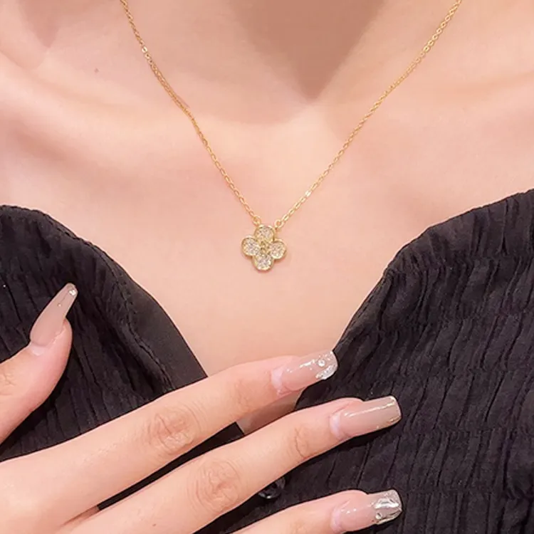 Good Quality S925 Silver Necklaces Women's-3