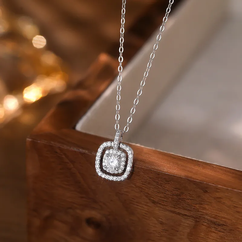 Good Quality S925 Silver Necklaces Women's-1
