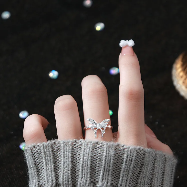 Good Quality S999 Fine Silver Rings Women's-2