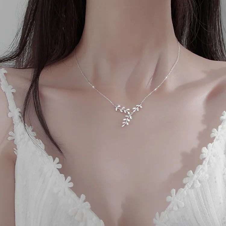 Good Quality S925 Silver Necklaces Women's-2