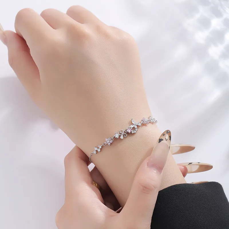 Good Quality S925 Silver Bracelets Women's-4