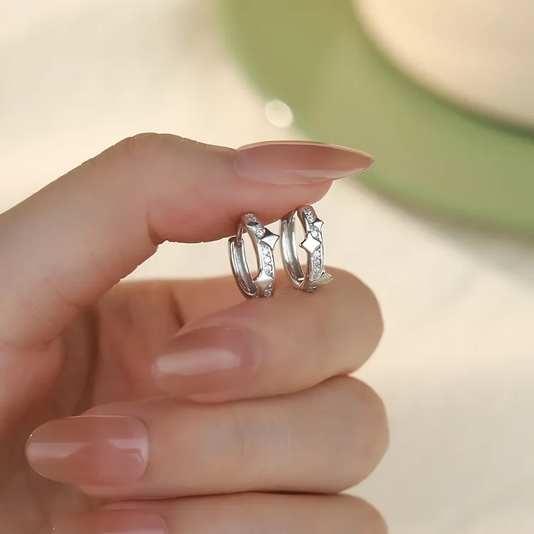 Good Quality S925 Silver Earrings Women's-3