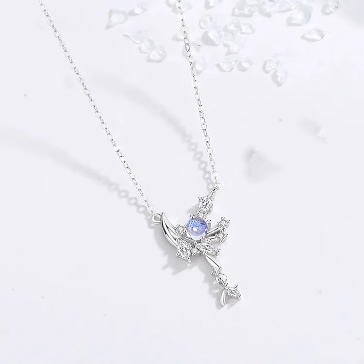 Good Quality S925 Silver Necklaces Women's-3