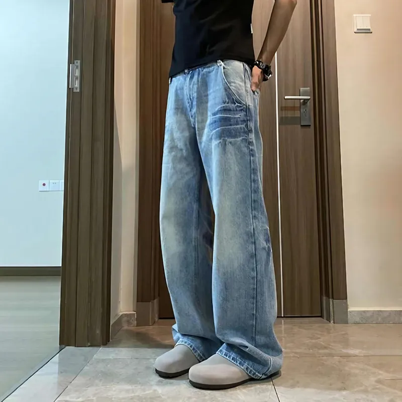 WELTER EXPERIMENT Jeans Unisex Blue Single Item-8