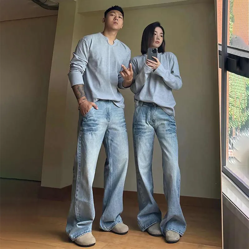 WELTER EXPERIMENT Jeans Unisex Blue Single Item-7