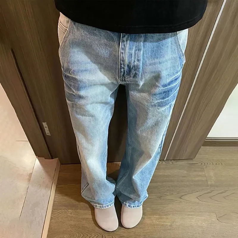 WELTER EXPERIMENT Jeans Unisex Blue Single Item-10
