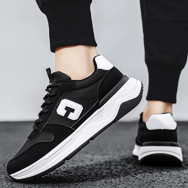 Meiretu Slip Resistant, Abrasion Resistant, Lightweight Low Top Casual Shoes Men's-4