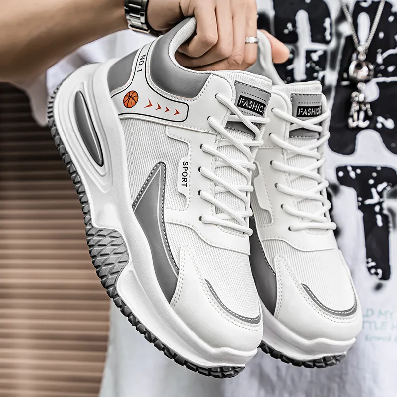 Meiretu Cushioning Abrasion Resistant Breathable Low Top Casual Shoes Men's-7