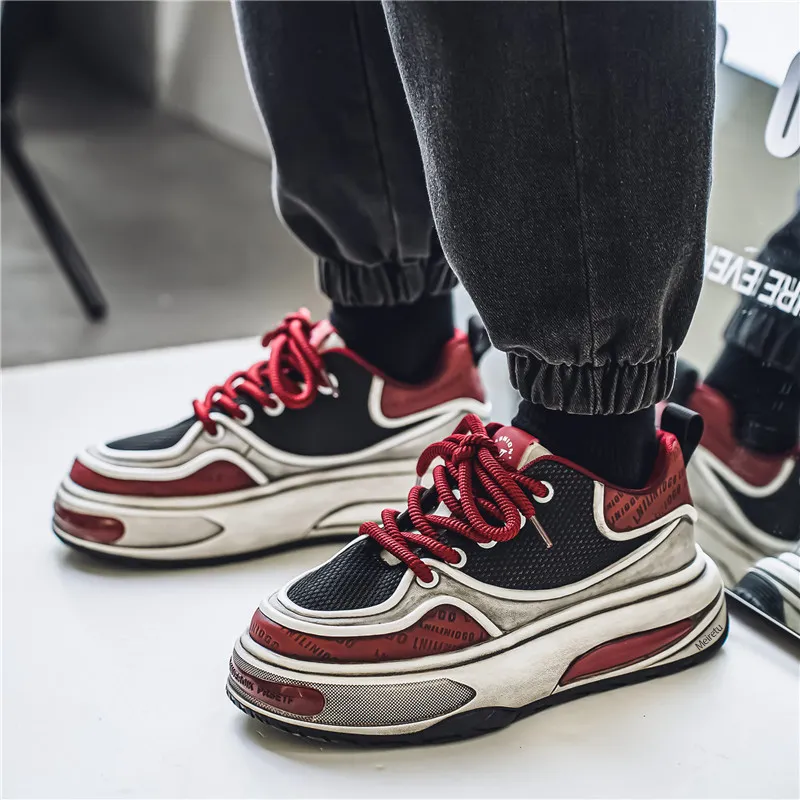 Meiretu Slip Resistant Abrasion Resistant Shock Absorbers Low Top Casual Shoes Men's-10