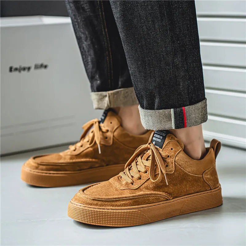 Meiretu Slip Resistant, Abrasion Resistant, And Balanced Low Top Skateboard Shoes Men's-11