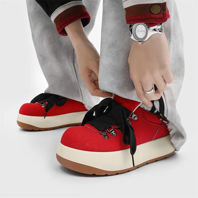 Meiretu Slip Resistant, Abrasion Resistant, And Balanced Low Top Skateboard Shoes Men's-3