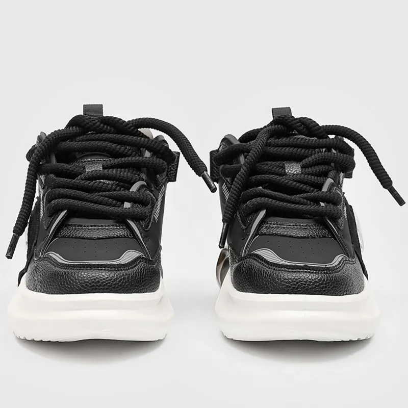 Meiretu Anti Slip And Wear Resistant Height Increasing Low Top Casual Shoes Men's-13