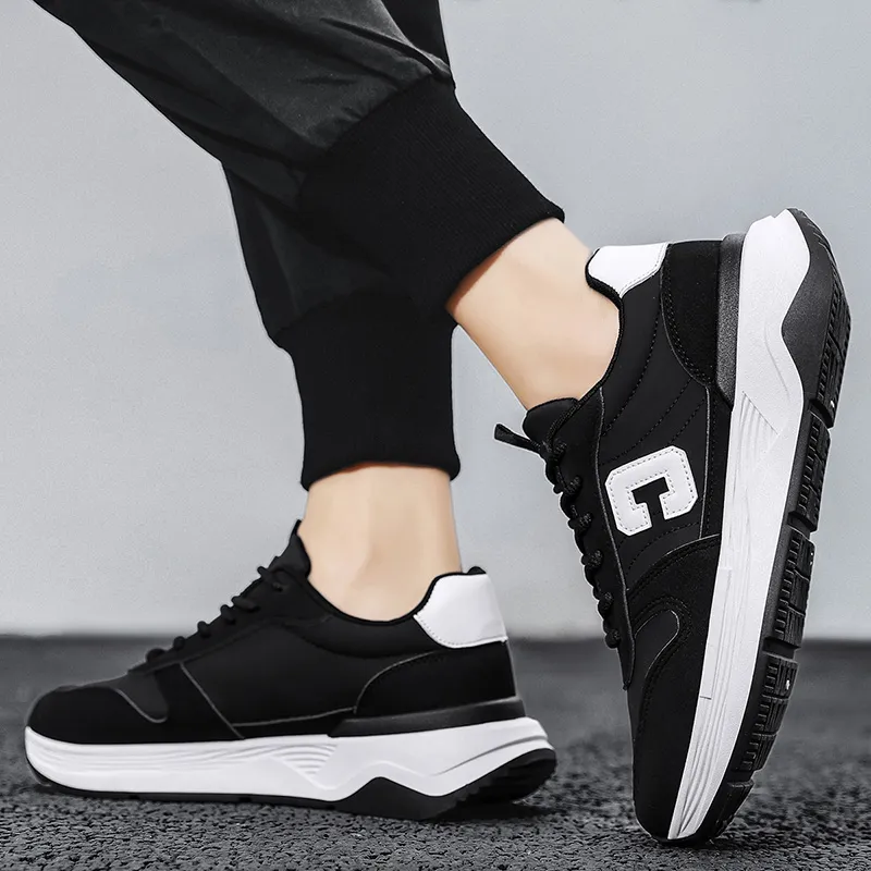 Meiretu Slip Resistant, Abrasion Resistant, Lightweight Low Top Casual Shoes Men's-3