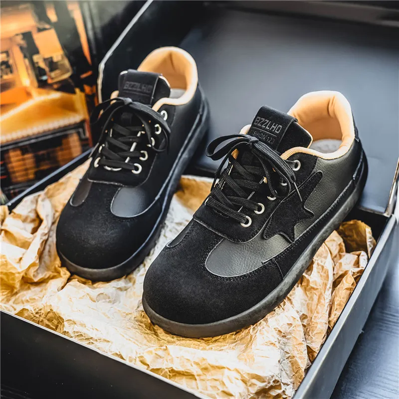 Meiretu Coverage Slip Resistant And Abrasion Resistant Low Top Skateboard Shoes Men's-9