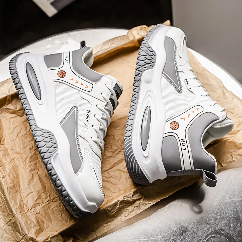 Meiretu Cushioning Abrasion Resistant Breathable Low Top Casual Shoes Men's-6