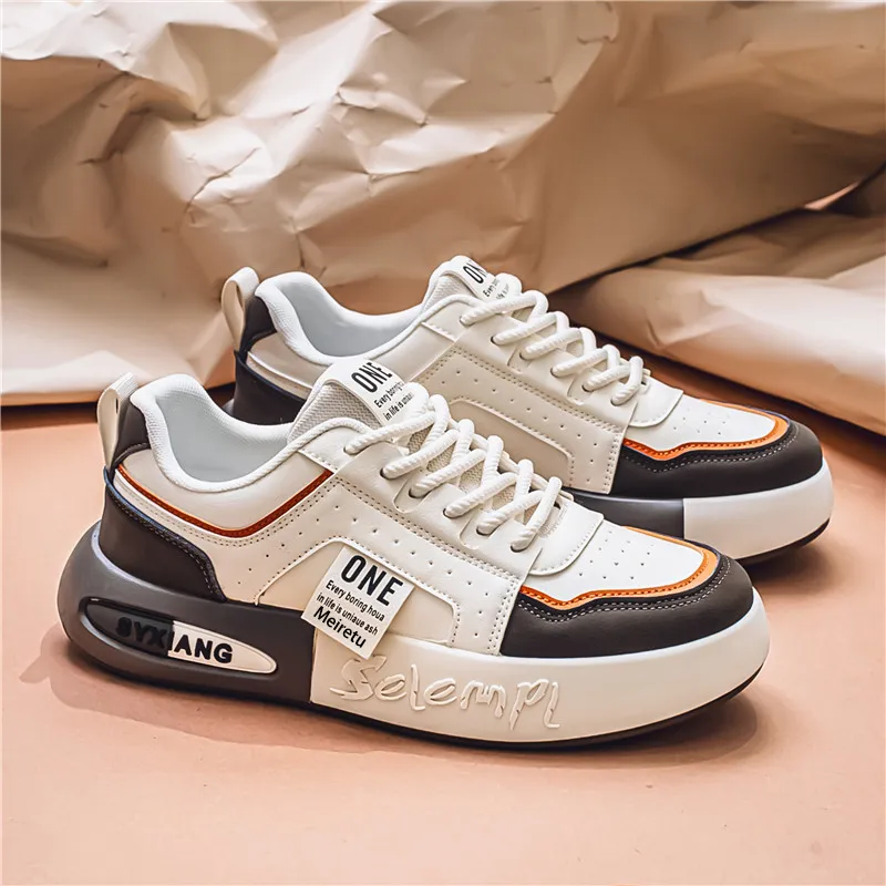 Meiretu Abrasion Resistant Breathable Height Increasing Low Top Casual Shoes Men's-12