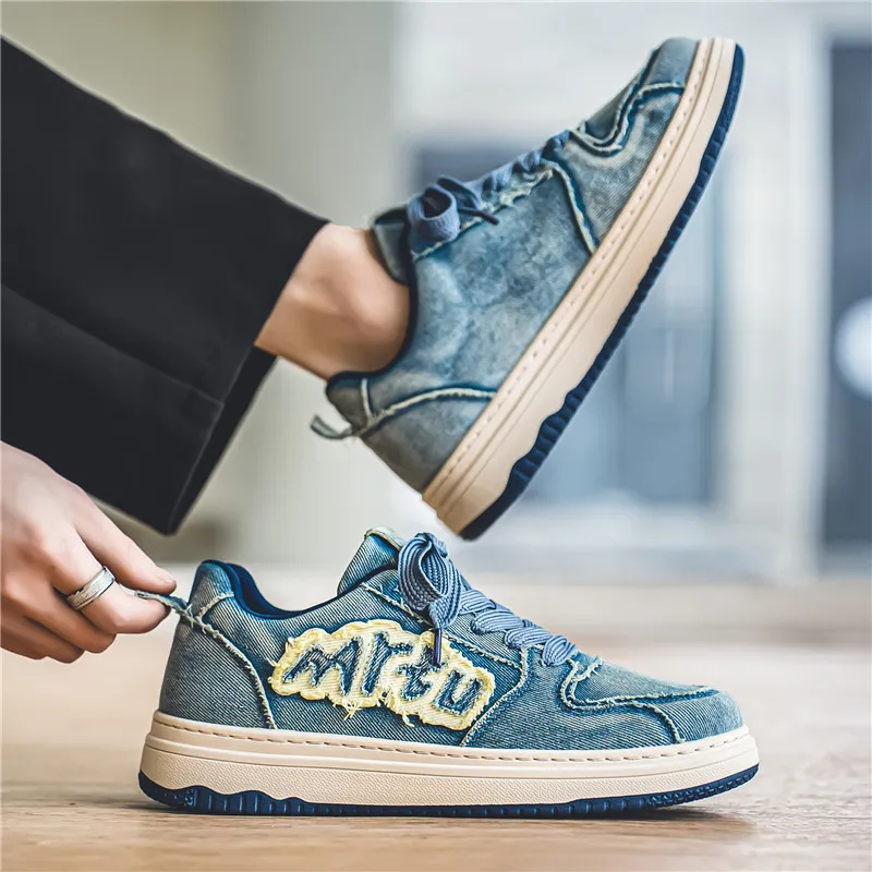 Meiretu Wear resistant, Lightweight, Breathable, And Non slip. Low Top Skateboard Shoes Men's-10