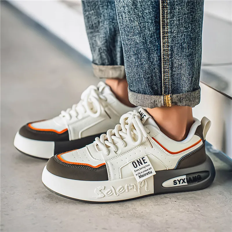 Meiretu Abrasion Resistant Breathable Height Increasing Low Top Casual Shoes Men's-13