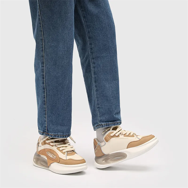 Meiretu Anti Slip And Wear Resistant Height Increasing Low Top Casual Shoes Men's-4