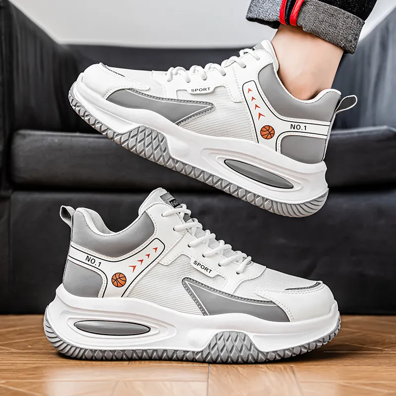 Meiretu Cushioning Abrasion Resistant Breathable Low Top Casual Shoes Men's-8