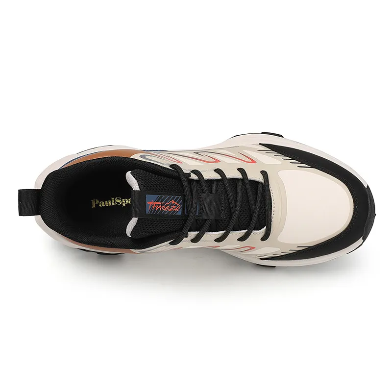 Meiretu Shock Absorbers With Slip Resistant And Abrasion Resistant Properties Low Top Casual Running Shoes Men's-4