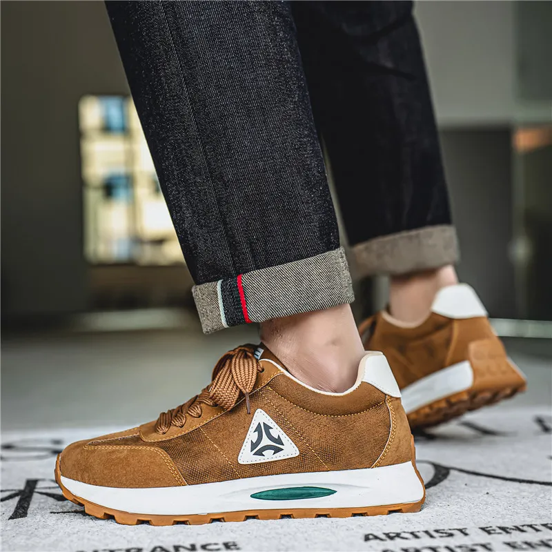 Meiretu Anti Slip And Wear Resistant Height Increasing Low Top Casual Shoes Men's-9