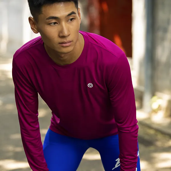 BMAI T Shirt Men's Berry Purple-5
