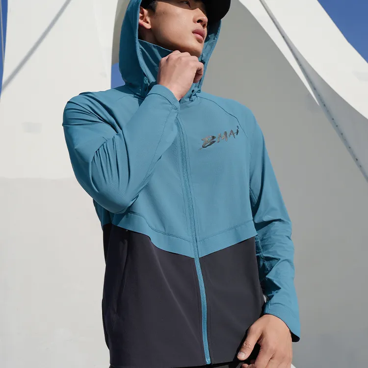 BMAI Sun Protection Clothing Men's Azure/Knight Black-2
